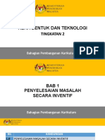 Reka Bentuk Dan Teknologi Tingkatan 2: Bahagian Pembangunan Kurikulum