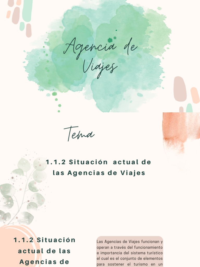 Agencia de Viajes | PDF | Turismo | Infraestructura