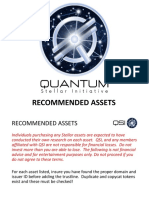 QSI - Recommended Assets