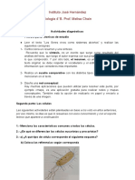 Biología 4°B: Actividades diagnósticas sobre sistemas abiertos y organización celular