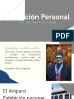 Exhibición Personal: M.Sc. Juan Manuel Chávez Monge