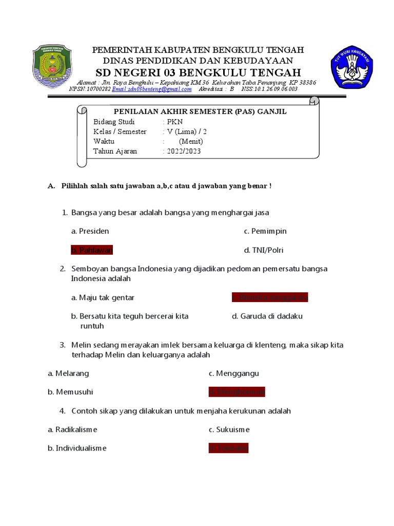 Soal Pts | PDF | Karier & Perkembangan | Seni & Disiplin Bahasa