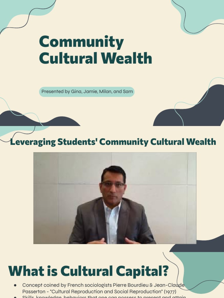 Leveraging Community Cultural Wealth | PDF | Behavioural Sciences ...