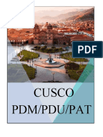Cusco Pdm/Pdu/Pat