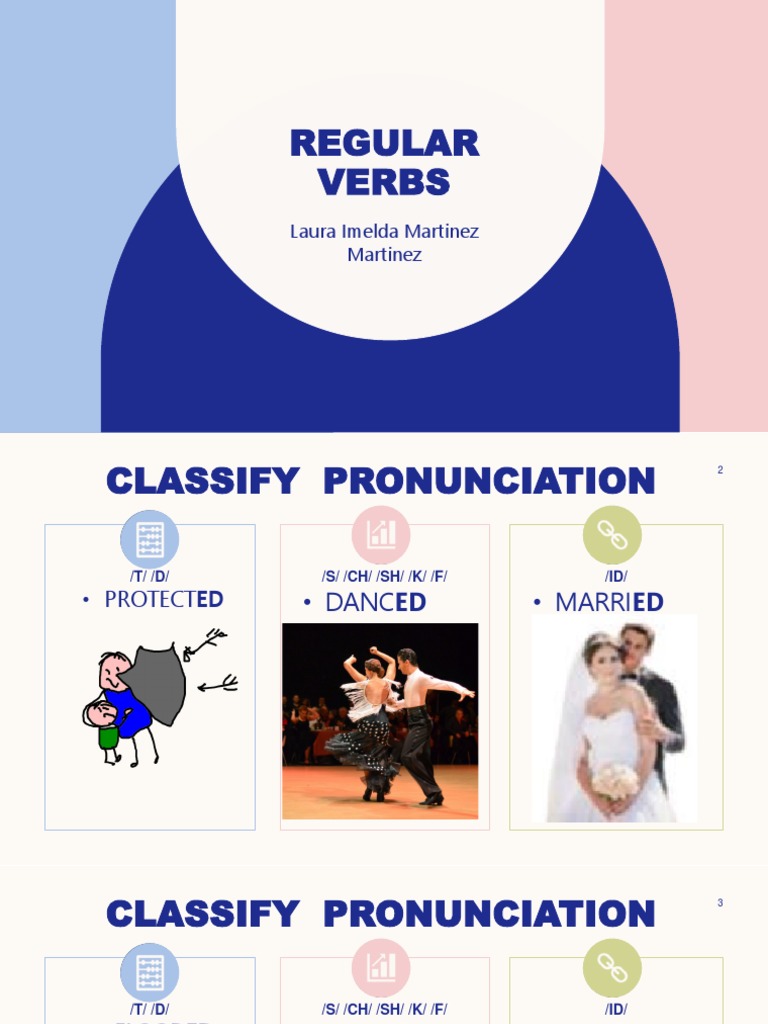 Regular Verbs Classification Guide | PDF | Language Arts & Discipline ...