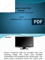 Aplikasi Computer Materi:: Oleh: Jumrah Jamil, S.PD., M.PD