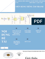 Mạch Bật Tắt Đèn Bằng Tiếng Âm Thanh: Nhóm 2: Vũ Tiến Đạt N19Dcdt010 Cao Văn Đức N19Dcdt012 Gvhd: Th.S Phạm Xuân Minh