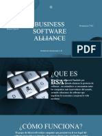 Business Software Alliance: Presntación TISG Profesor: José Manuel Quirós
