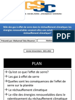 Rôle Des Gaz À Effet de Serre
