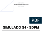 Simulado S4 Sdpmerj - Oficial
