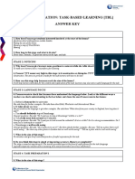 DVD Observation - Task-Based Learning (TBL) - TT Answer Key