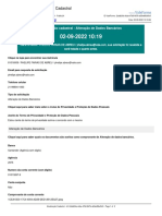 Atualização Cadastral - Alteração de Dados Bancários