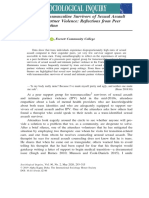 Supporting Transmasculine Survivors of Sexual Assault and Intimate Partner Violence Reflections From Peer Support Facilitation