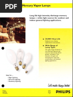 Philips Mercury Vapor Lamps Bulletin 2-97