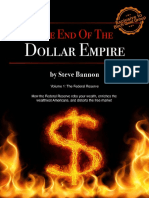 End of Dollar Empire Steve Bannon Vol 1