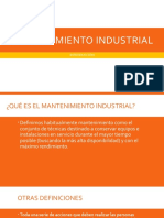 Mantenimiento Industrial - Intro