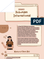 Hubungan International: Kelompok 1