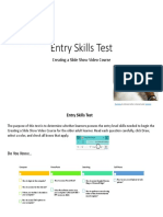 Entry Skills Test