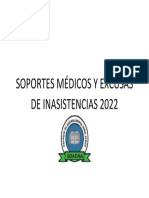 Soportes Médicos y Excusas de Inasistencias 2022