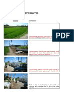 Site Minutes Landscaping 020207