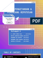 Data, Pengtahuan & Penunjang Keputusan - Kel.6-1