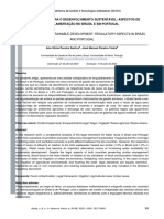 Reúso de Água para O Desenvolvimento Sustentável: Aspectos de Regulamentação No Brasil E em Portugal