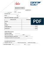 Leave Request Form Template