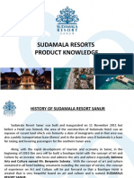 Sudamala Resorts Product Knowledge