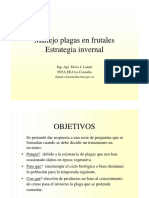 Manejo Plagas en Frutales Estrategia Invernal: Ing. Agr. Silvio J. Lanati INTA EEA La Consulta