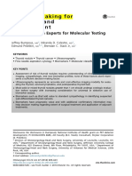 Decision Making For Diagnosis and Management: Algorithms From Experts For Molecular Testing