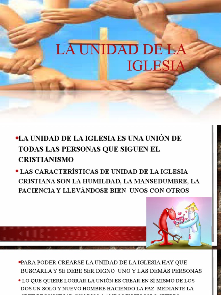 La Unidad en la Iglesia Cristiana | PDF | espíritu Santo | Salvación