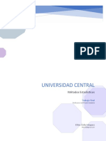 Universidad Central: Métodos Estadísticos