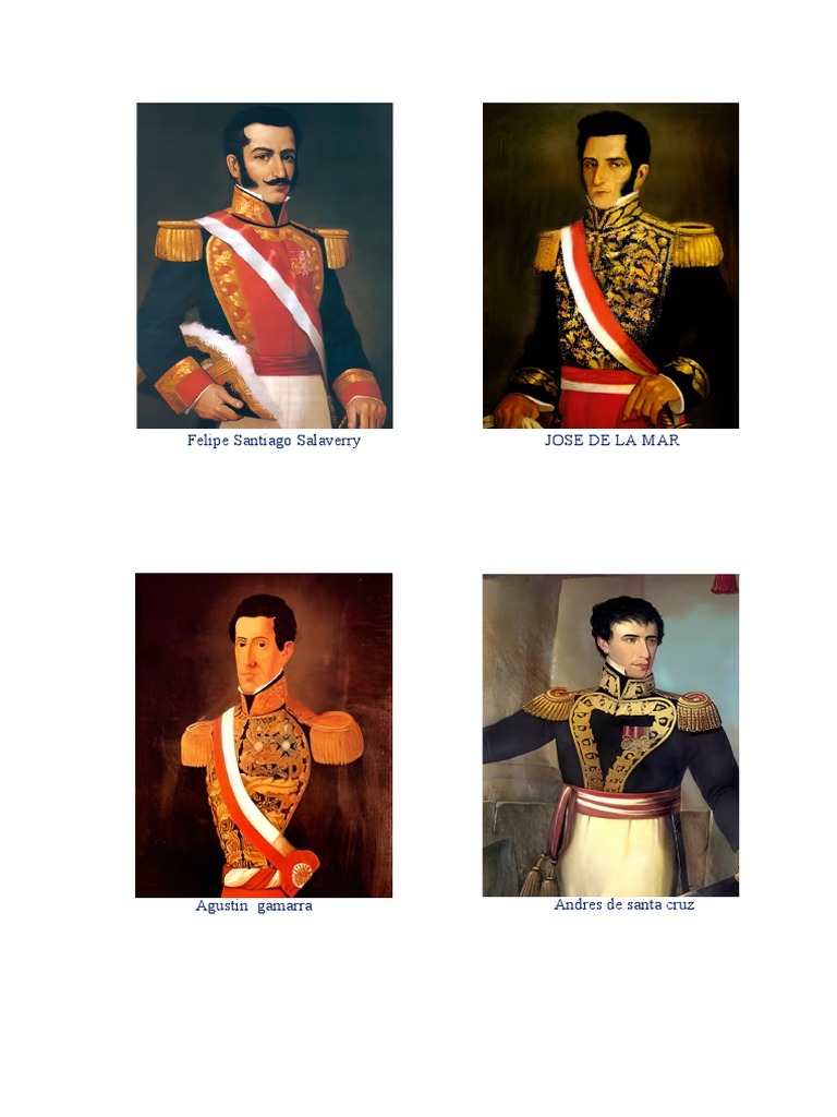 Jose de La Mar Felipe Santiago Salaverry | PDF