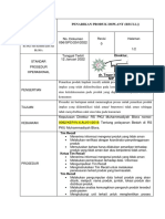 SOP Recall Inplan