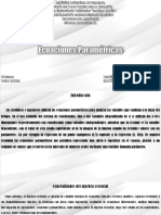 Ecuaciones paramétricas: representación de curvas mediante parámetros