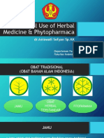 Clinical Use of Herbal Medicine & Phytopharmaca: DR - Asrawati Sofyan SP - KK