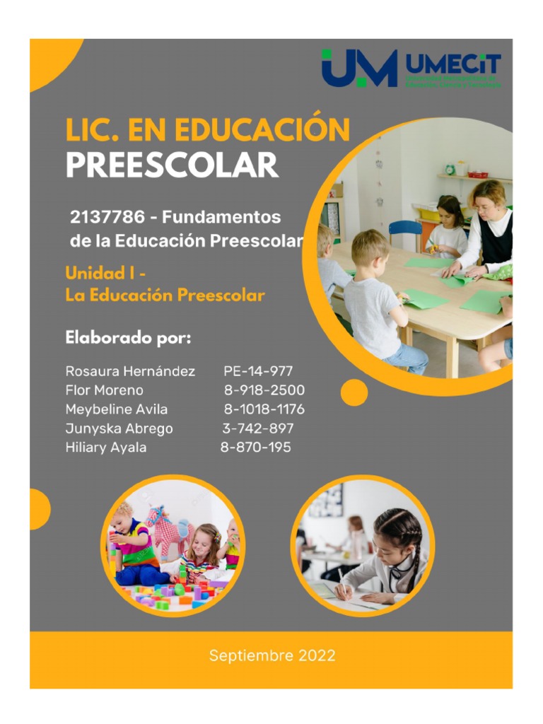 Importancia de la Educación Preescolar | PDF | Educación de la primera ...