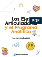 Ejes Articuladores Programa Analitico ME