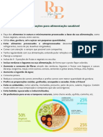 Orientações para Alimentação Saudável