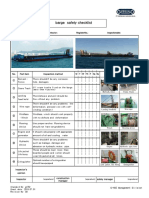 Barge Safety Checklist: Pjtsite: Subcontractor: Registerno.: Inspectiondate