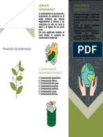 Verde y Blanco Plantas Ciencia Folleto