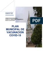 Plan Municipal de Vacunacion COVID-19 Caramanta: FEBRERO-2022