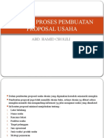 Contoh Proses Pembuatan Proposal Usaha: Abd. Hamid Cholili