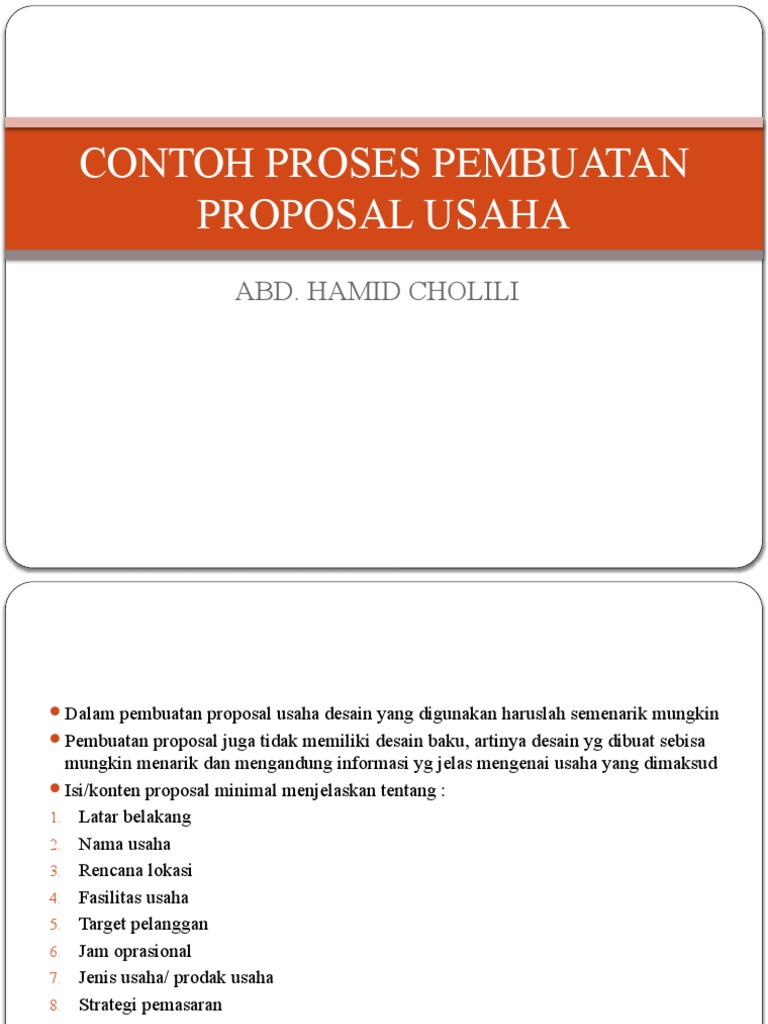 Panduan Lengkap Proposal Usaha | PDF | Karier & Perkembangan | Bisnis