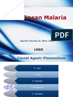 Ringkasan Malaria: Agustin Iskandar, DR, Mkes, SPPK