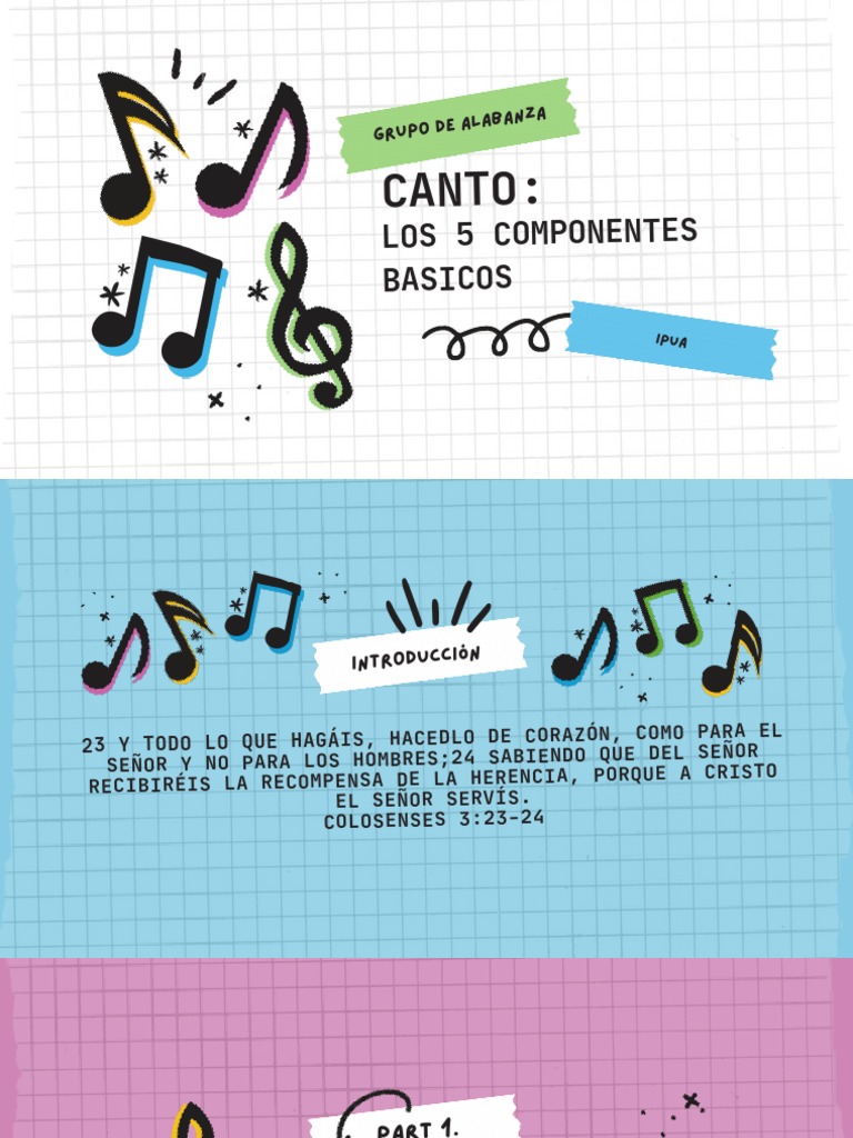 5 Bases para Cantar | PDF | Elementos de la música | Teoría musical