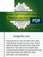 Perilaku Taat, Kompetisi Dalam Kebaikan, Dan Etos Kerja: Octavianto Abas, S.PD