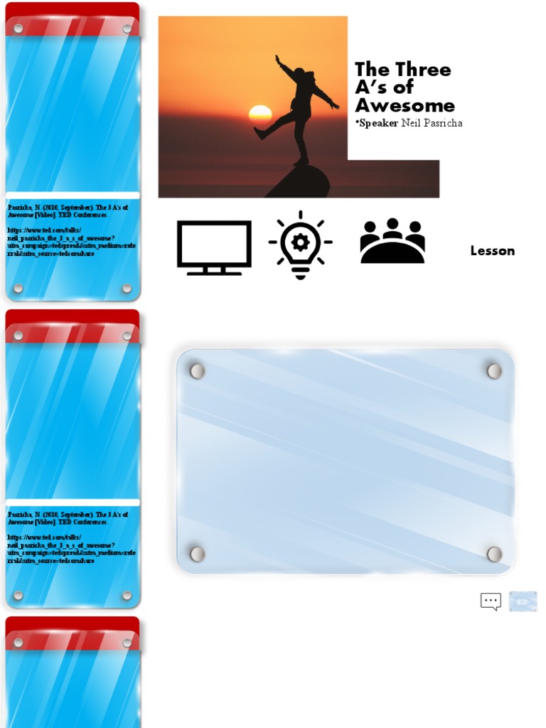 The Three A's of Awesome | PDF