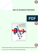 Introduction To Analytical Chemistry