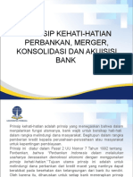 Prinsip Kehati-Hatian Perbankan, Merger, Konsolidasi Dan Akuisisi Bank